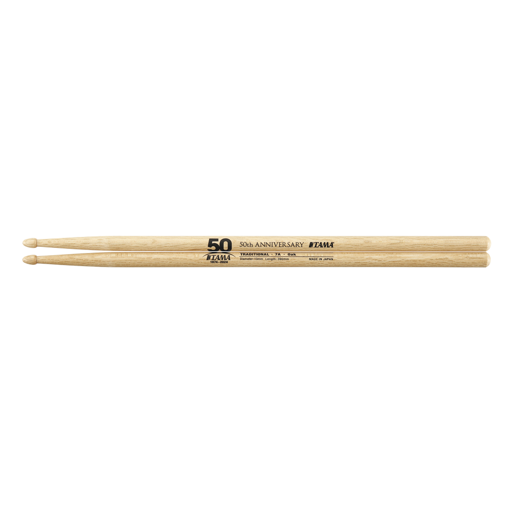 TAMA 50th Limited Drumstick Oak 7A