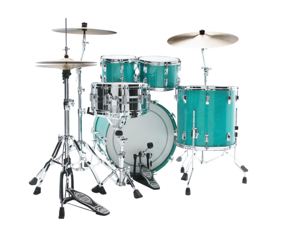 TAMA 50th LTD Superstar Reissue 4pc shell pack with 22 kick Aqua Marine