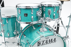TAMA 50th LTD Superstar Reissue 4pc shell pack with 22 kick Aqua Marine