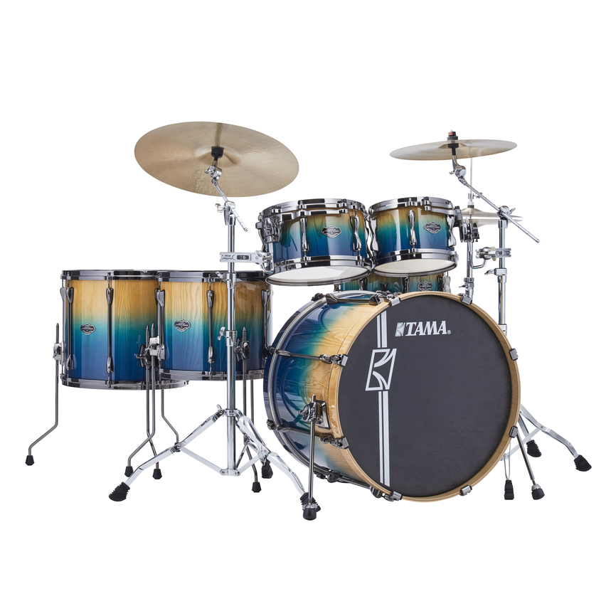 Tama ML62HZBS Superstar Hyperdrive LTD Drum Kit Shell Pack in Sapphire Fade Lacebark Pine