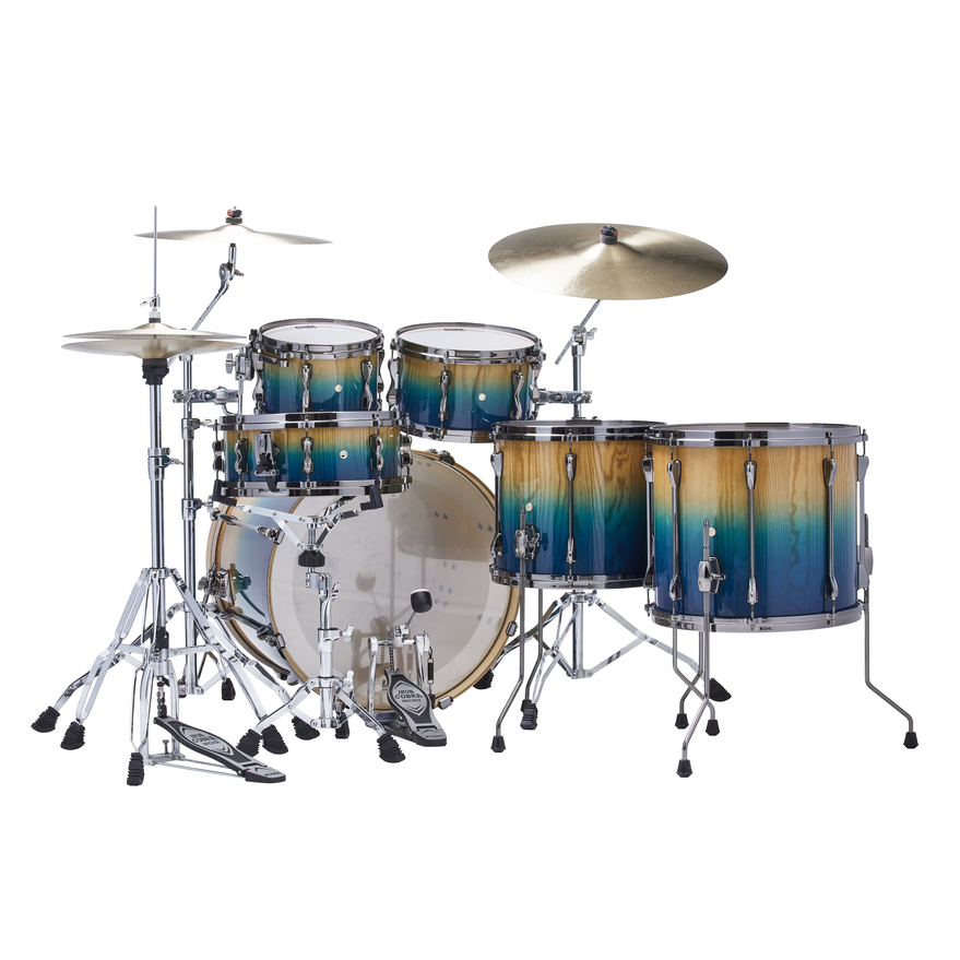 Tama ML62HZBS Superstar Hyperdrive LTD Drum Kit Shell Pack in Sapphire Fade Lacebark Pine