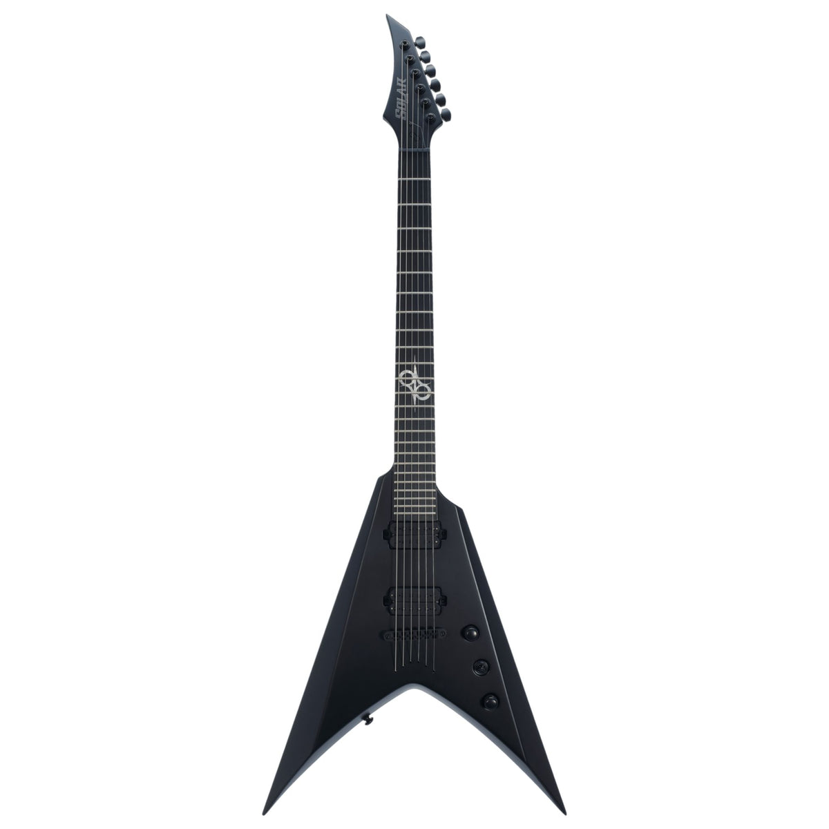 Solar V2.6C Electric Guitar - Carbon Black Matte