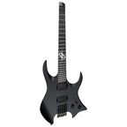 Solar H2.6C electric guitar in carbon black matte finish, showcasing a sleek body, dual humbucker pickups, and modern design.