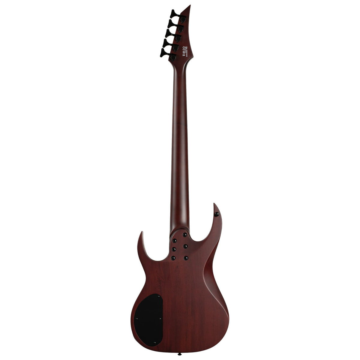 Solar S AB4.5DN bass guitar in dark natural finish, showcasing its sleek body, four strings, and modern design.
