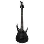Solar S AB4.7C electric guitar in carbon black matte finish, showcasing a sleek solid body and modern design.