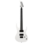 Solar S EB4.6W electric guitar in white matte finish with sleek body and dual humbucking pickups, suitable for versatile playing styles.