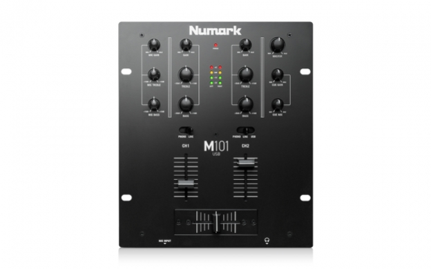 Numark M101USB 2-Channel DJ Mixer with USB Interface
