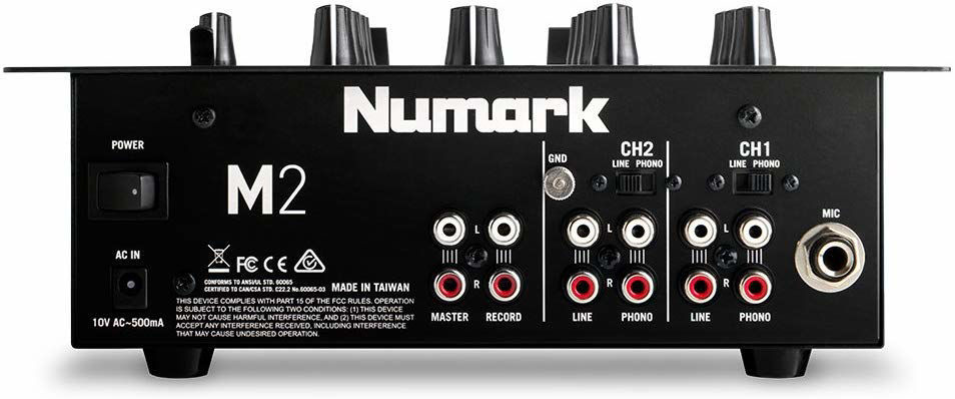 Numark M2 DJ Mixer 2 Channel