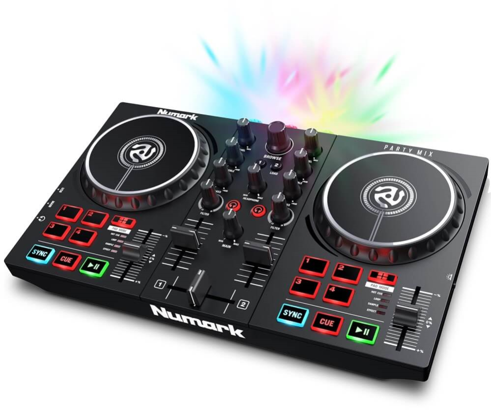 Numark Party Mix II DJ Controller with Built-In Light Show