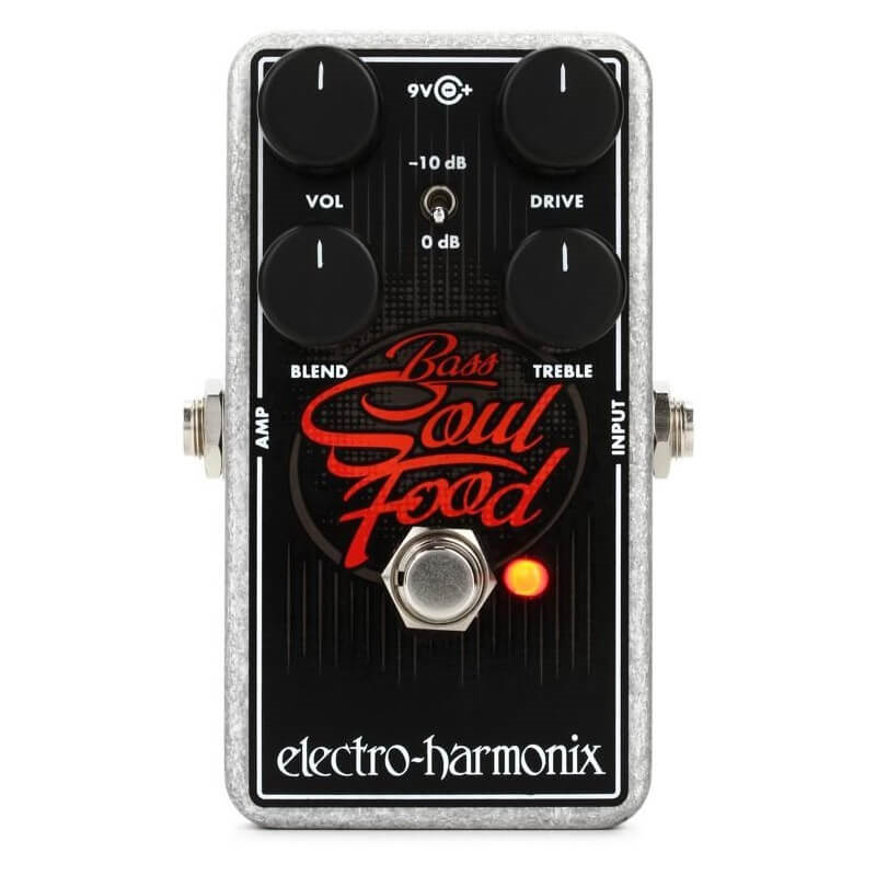 Electro Harmonix EHX Bass Soul Food Overdrive Effects Pedal