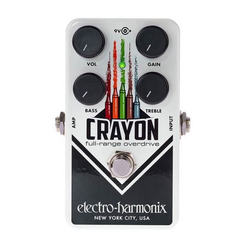 Electro-Harmonix Crayon Full Range Overdrive Guitar Effect Pedal