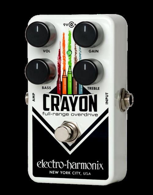 Electro-Harmonix Crayon Full Range Overdrive Guitar Effect Pedal