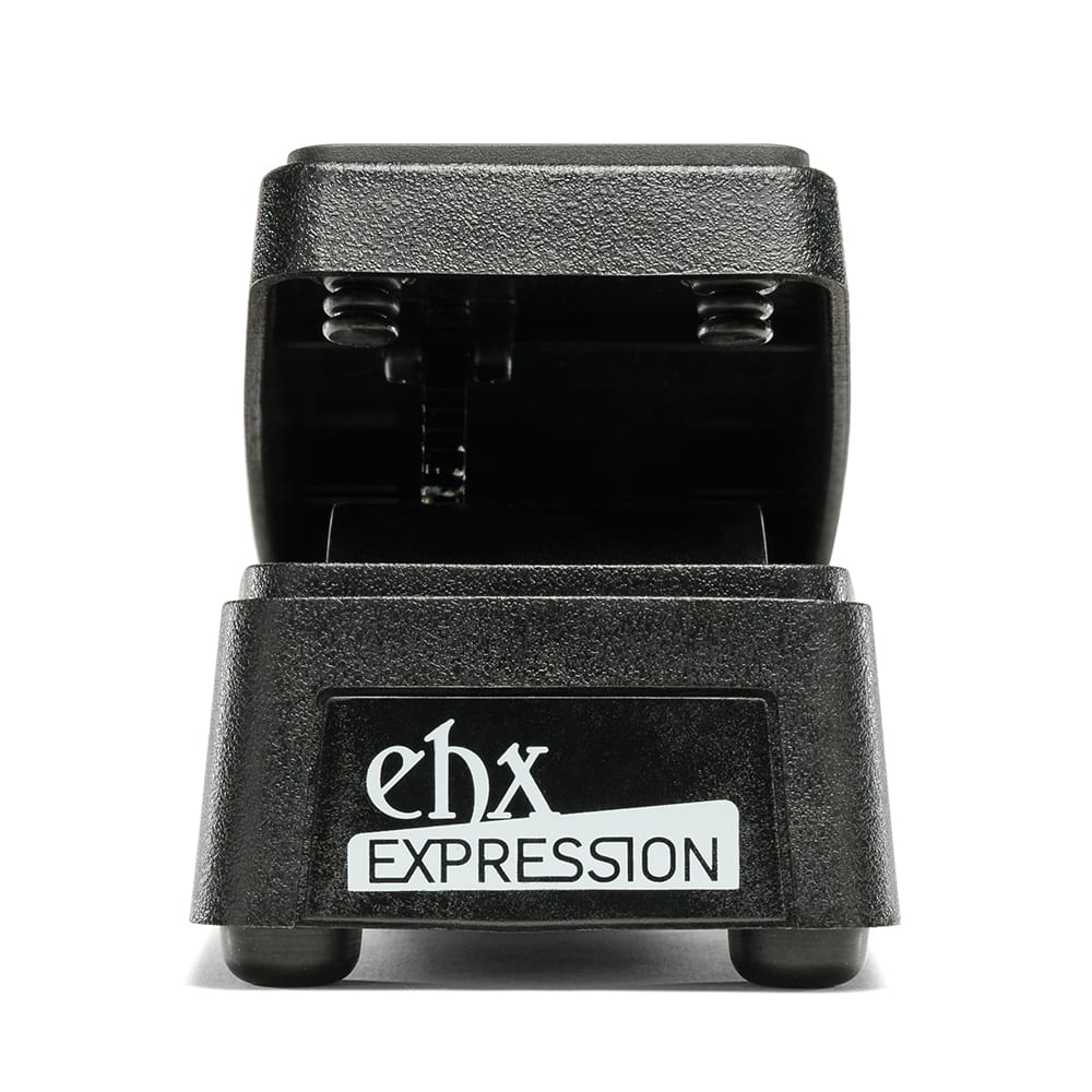 Electro-Harmonix single expression effects pedal with footswitch and control knob for guitar effects processing.
