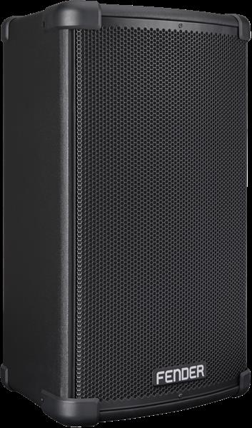 Fender Fighter 12-inch 2-way powered speaker with grille, handles, and control panel for professional audio use.