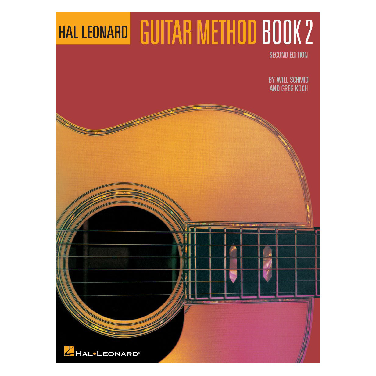 Hal Leonard Guitar Method Book 2, a beginner guitar instructional book with sheet music and practice exercises.