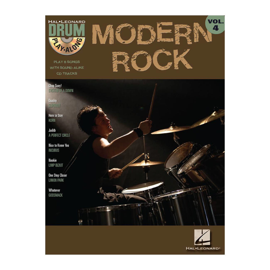 Modern Rock Vol 4 Playalong 8 songs (Book & CD)