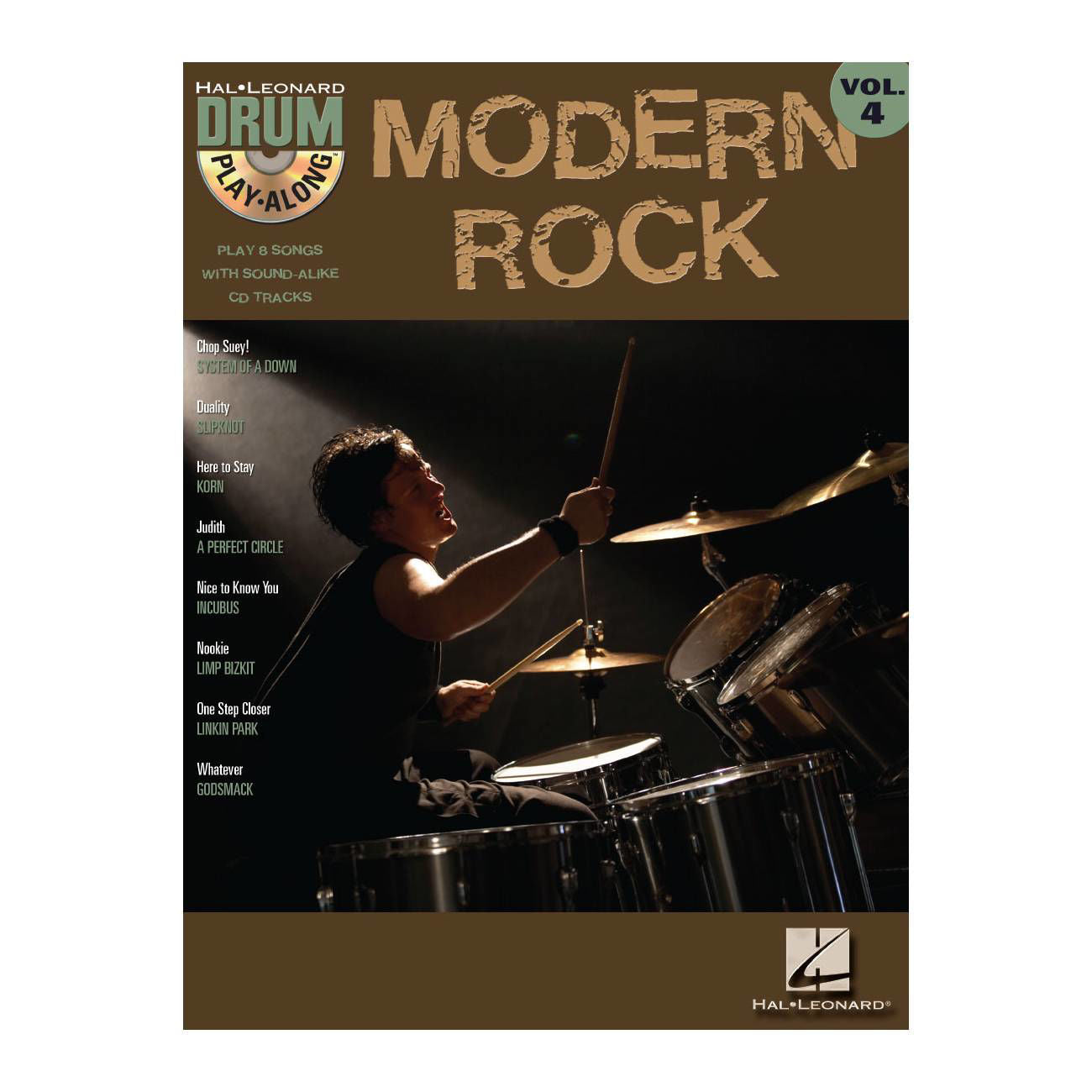 Modern Rock Vol 4 Playalong 8 songs (Book & CD)