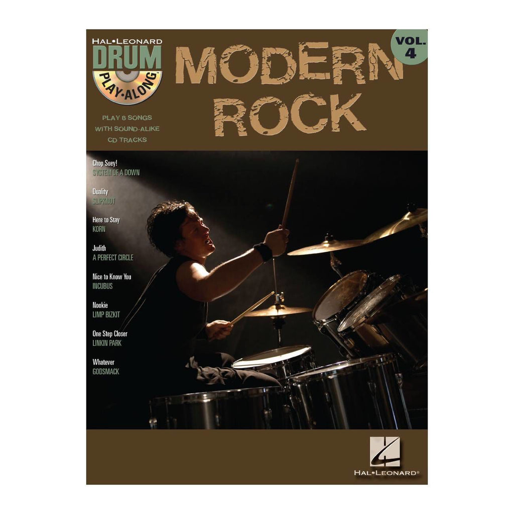 Modern Rock Vol 4 Playalong 8 songs (Book & CD)