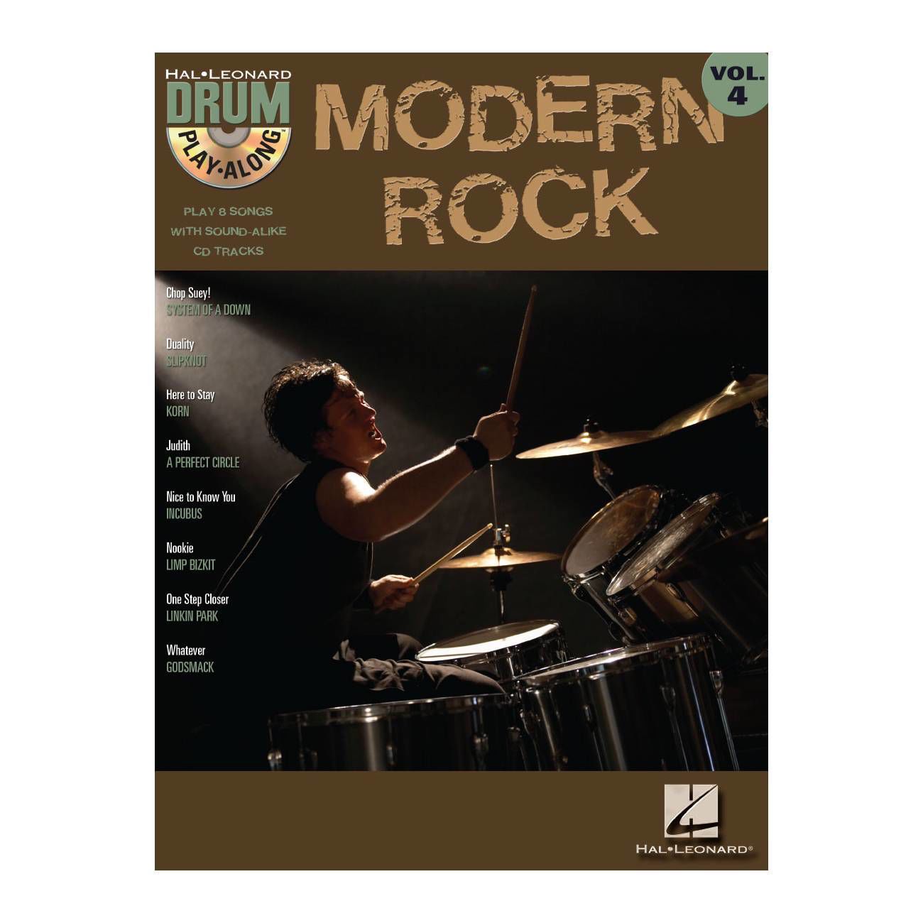 Modern Rock Vol 4 Playalong 8 songs (Book & CD)