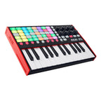 Akai APC Key 25 mk2 Ableton Live controller keyboard with pads and keys, compact music production device.