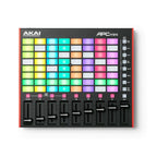 Akai APC Mini mk2 compact Ableton Live MIDI controller with drum pads and knobs for music production and live performance.