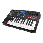 AKAI MPK225 25-key performance keyboard controller with drum pads and control knobs, ideal for music production.