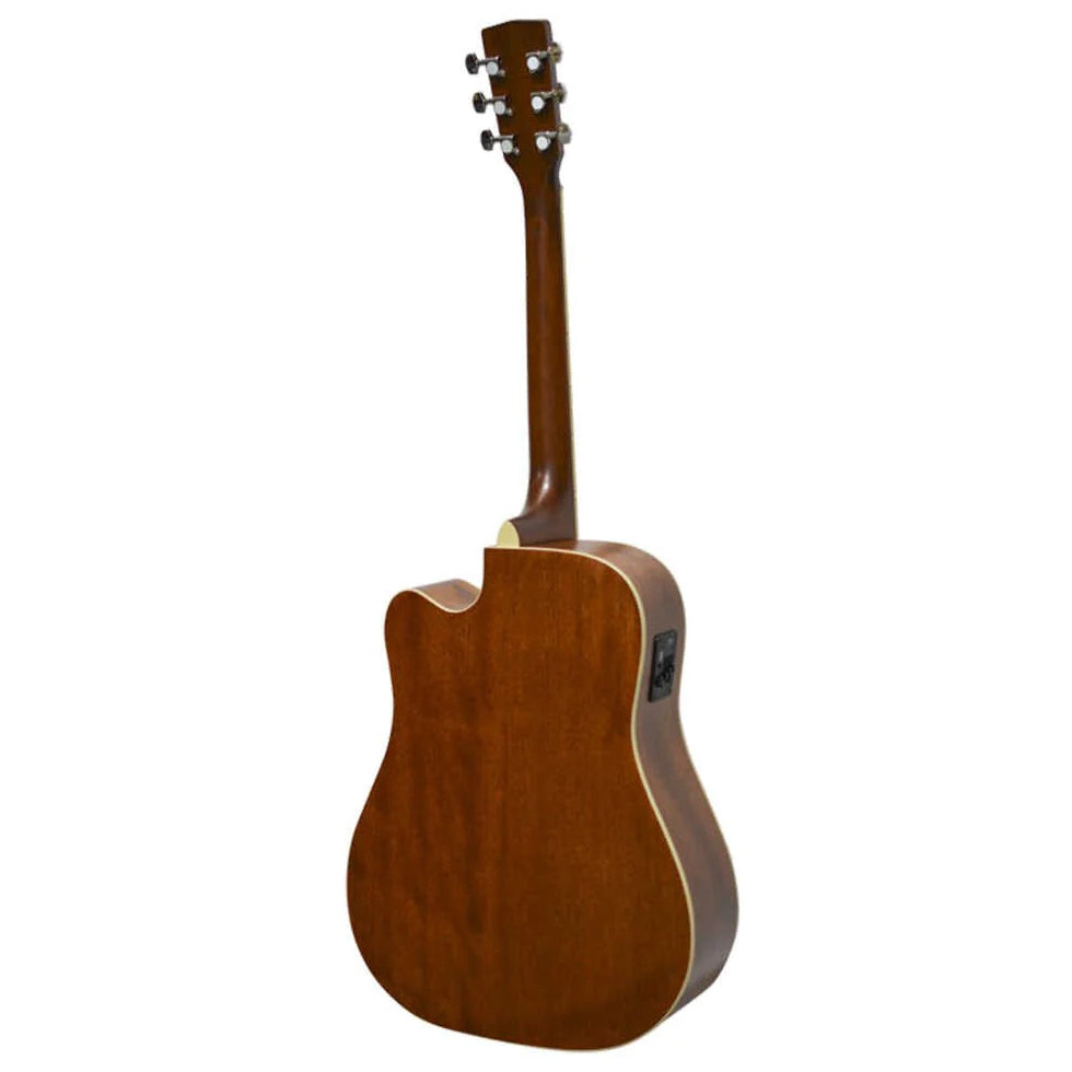 Cort AD880CE Nat Dreadnought Cutaway Acoustic Guitar in Gloss Natural
