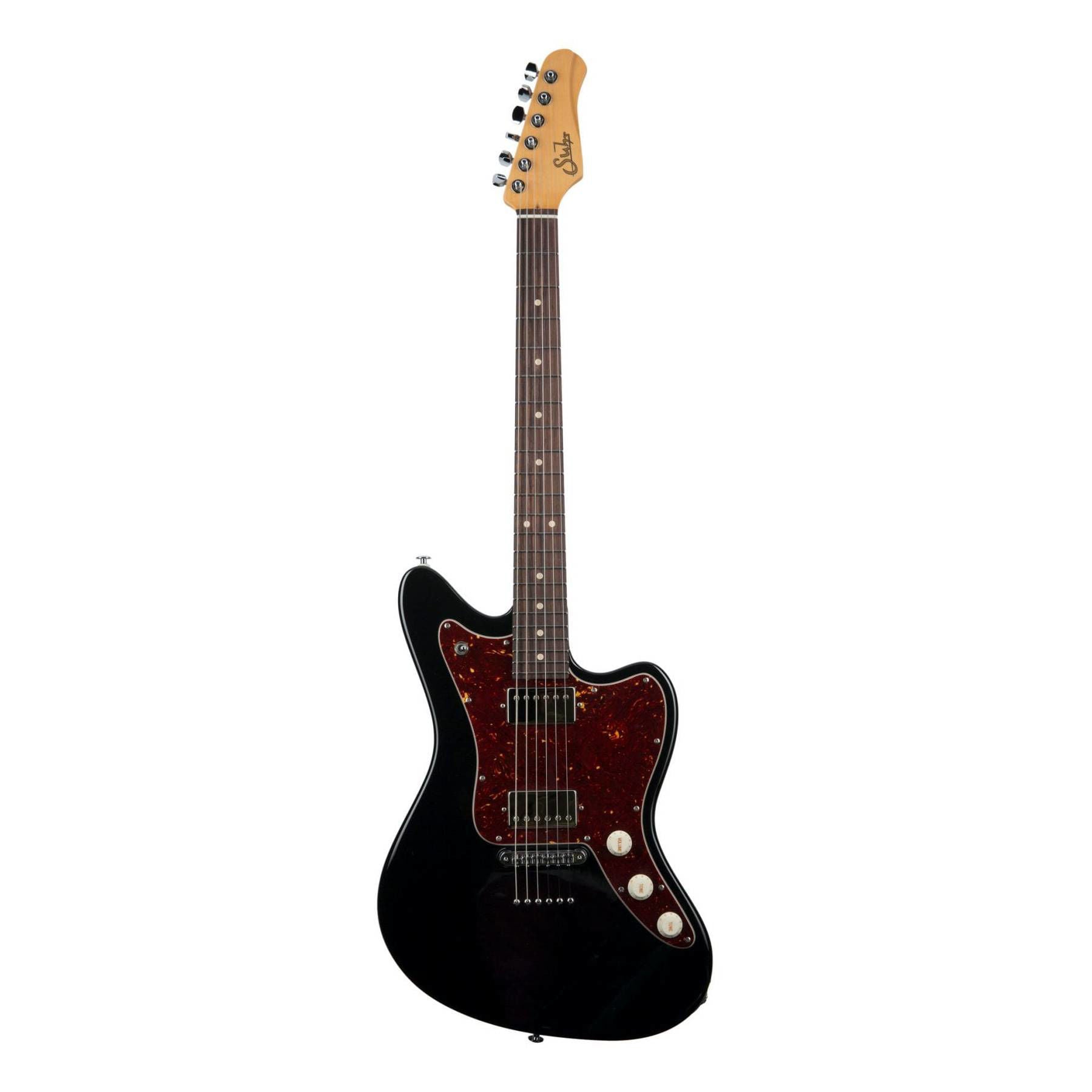 Suhr 01-CJM-0006 Classic JM HH Electric Guitar - Tonepros Tuneomatic Bridge - Indian Rosewood Fretboard - Black
