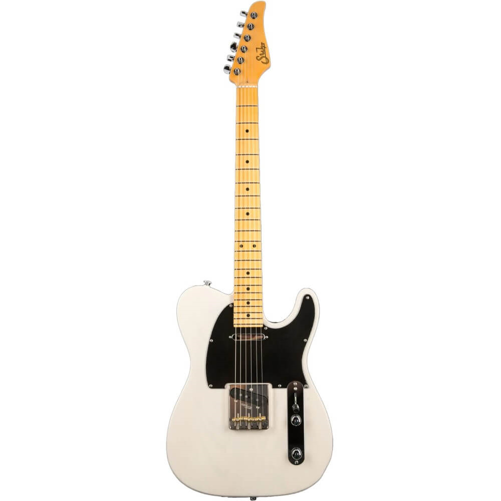 Suhr Classic T Electric Guitar with Tinted Maple Fretboard in Trans White