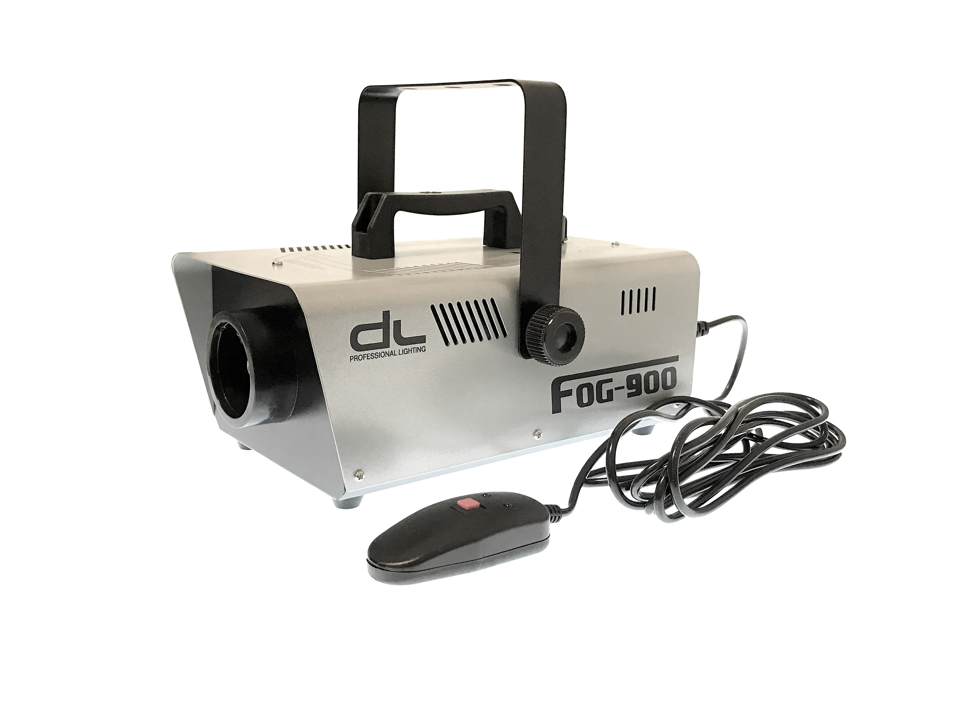 DL FOG-900 900W fog and smoke machine with wired and wireless remote control, effect machine for stage or events.