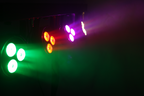 CR Lite Power Party Bar with four 9W Wash Par Lights and Footswitch