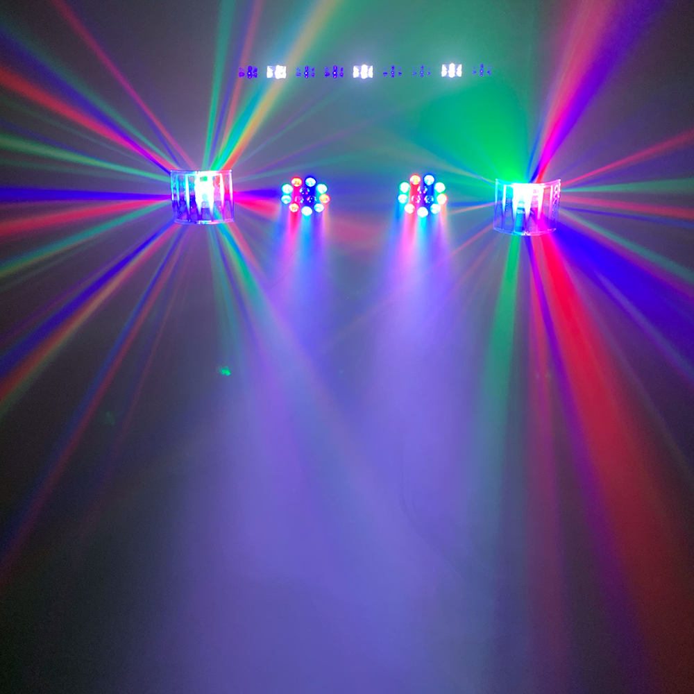 CR Lite Stage Party Bar 5 in 1 Party Light Set with Pars, Derbys, UV Bar