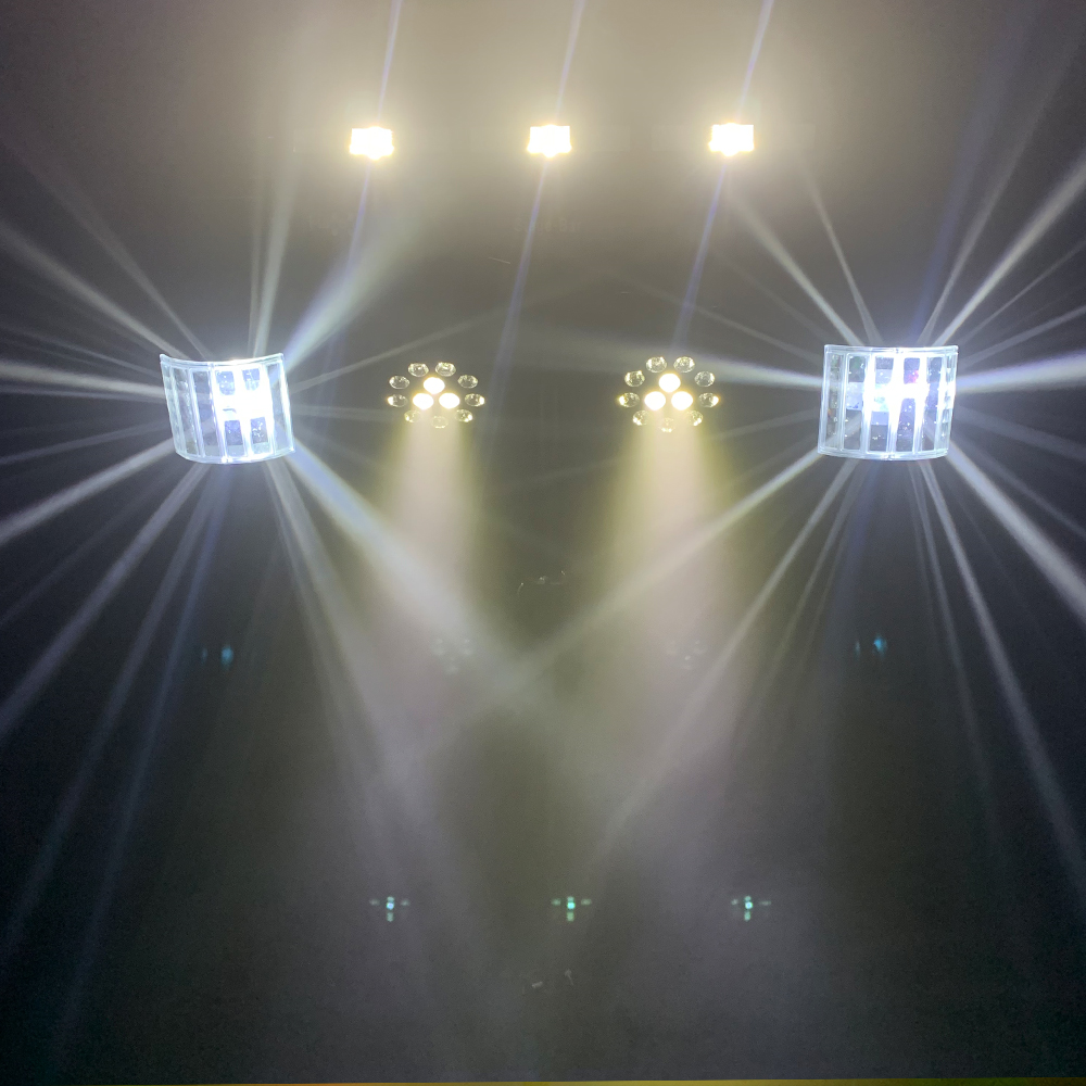 CR Lite Stage Party Bar 5 in 1 Party Light Set with Pars, Derbys, UV Bar