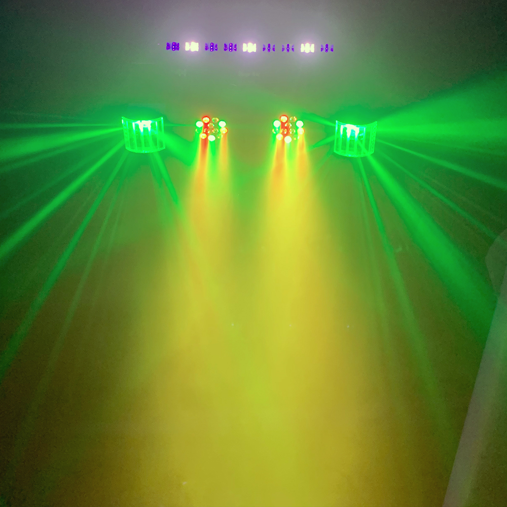 CR Lite Stage Party Bar 5 in 1 Party Light Set with Pars, Derbys, UV Bar