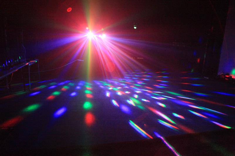 CR Lite Stage Party Bar 5 in 1 Party Light Set with Pars, Derbys, UV Bar