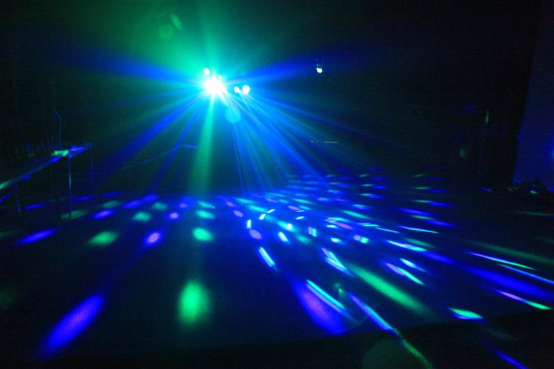 CR Lite Stage Party Bar 5 in 1 Party Light Set with Pars, Derbys, UV Bar