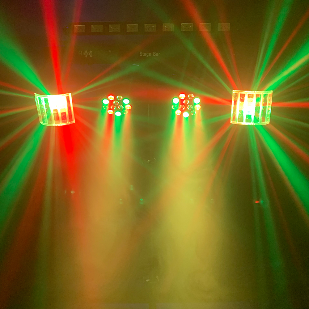 CR Lite Stage Party Bar 5 in 1 Party Light Set with Pars, Derbys, UV Bar
