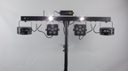 CR Lite Mix Party Bar Pro 4-in-1 Effect Light Bar with Wireless Footswitch