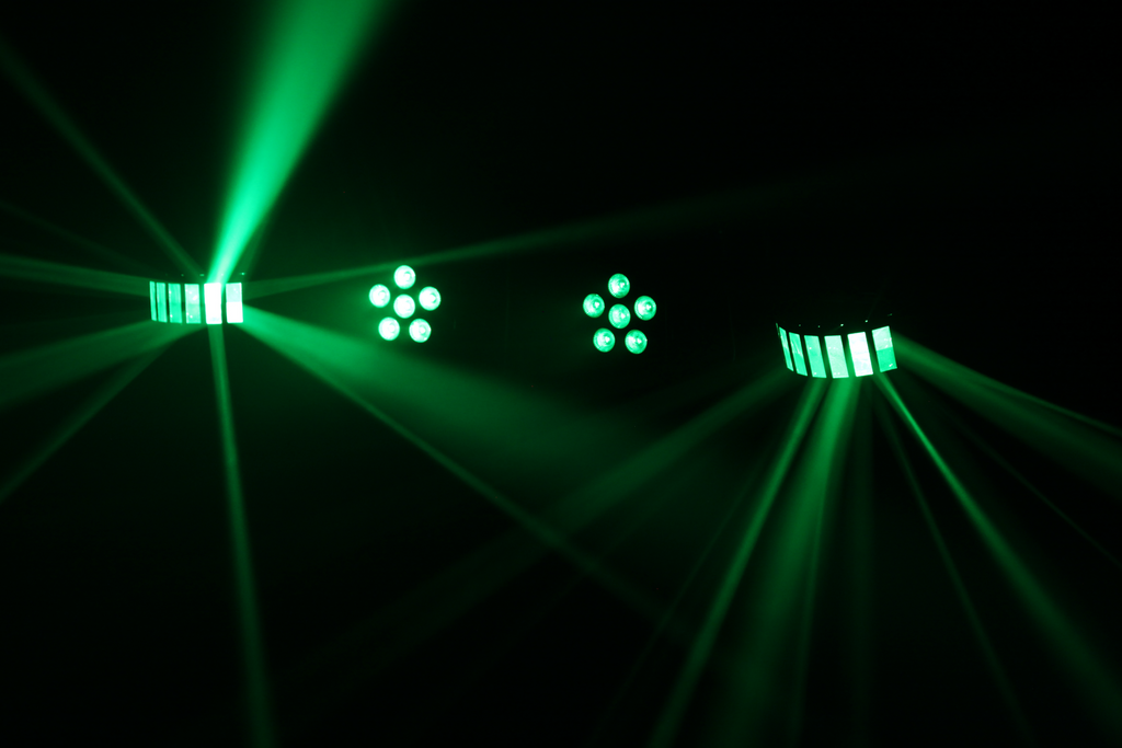 CR Lite Mix Party Bar Pro 4-in-1 Effect Light Bar with Wireless Footswitch