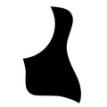 Taylor PG,RH,GS Mini, Black (Taylor GS Mini Pickguard in Black)