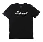 Marshall Script Logo T Shirt Black - XL