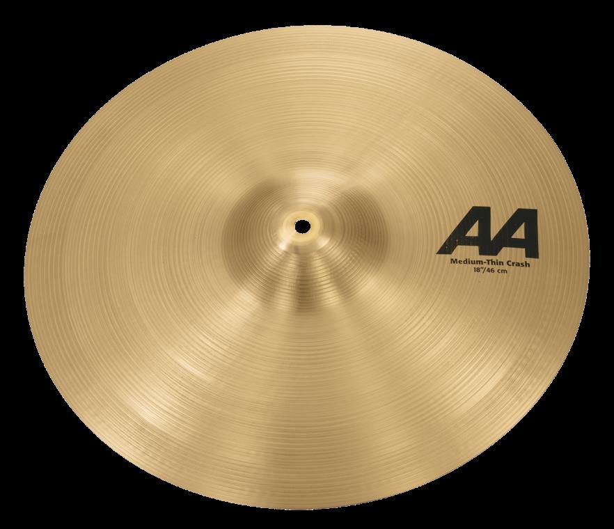 Sabian 21807 AA 18 Inch Medium-Thin Crash Cymbal