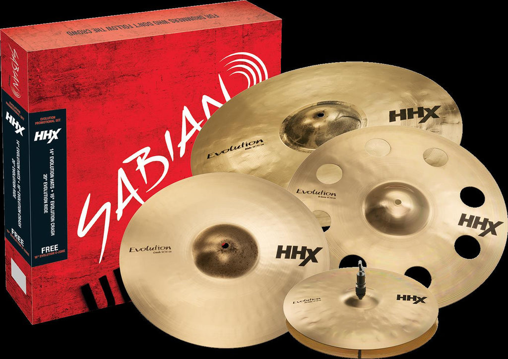 Sabian 15005XEBP HHX Evolution Promotional Cymbal Set