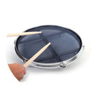 Sabian QTM14 14-inch Quiet Tone mesh drum pad with a textured surface for silent practice.