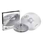 Sabian QTPC501 Quiet Tone Practice Cymbals Set featuring 13-inch and 18-inch cymbals for silent drumming practice.