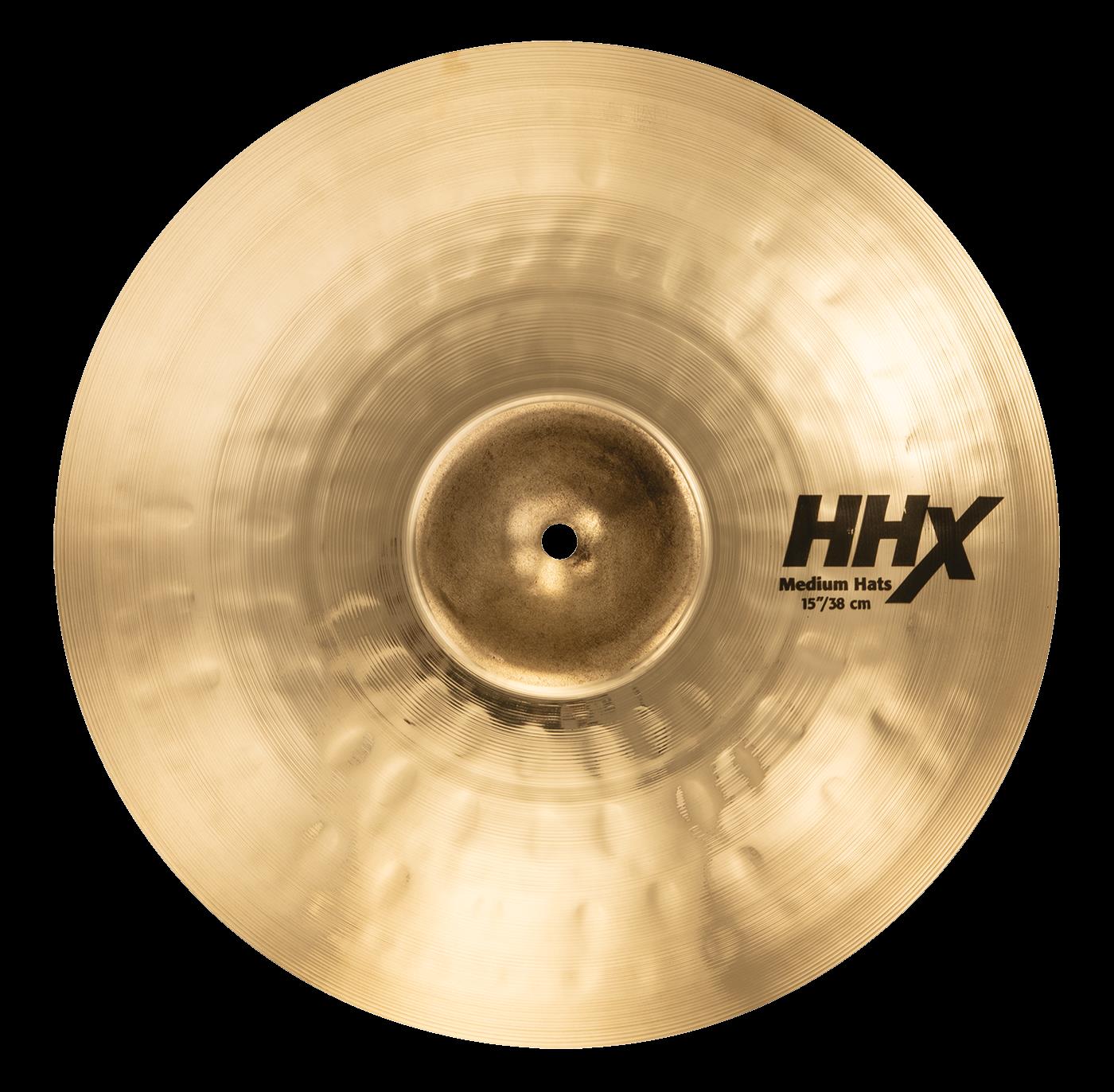 Sabian 15 HHX Medium Hi Hats - Brilliant Finish