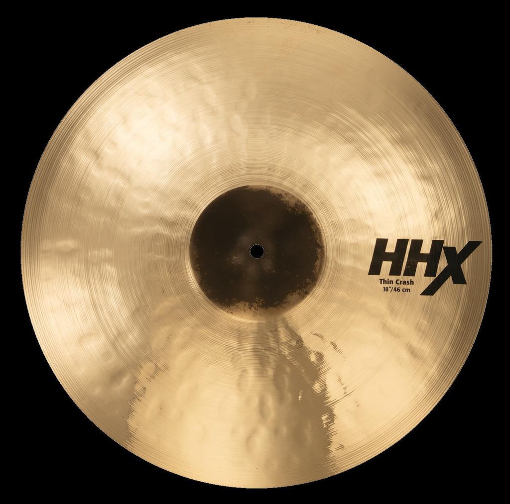 Sabian 18 HHX Thin Crash Cymbal - Brilliant Finish