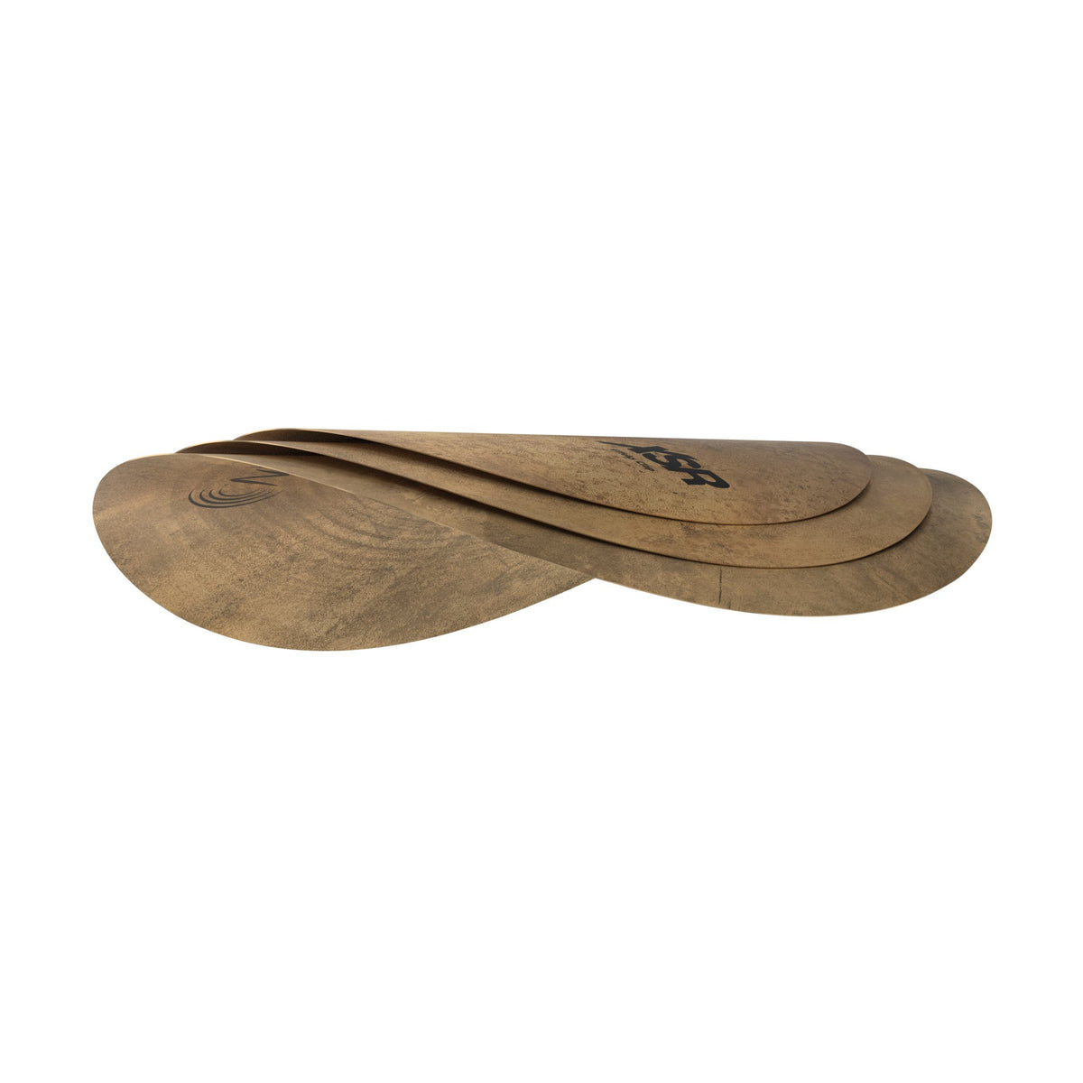 Sabian XSR Effeks Clap 11/13/15-inch cymbal stack with three stacked cymbals for percussion effects, on a white background.