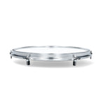 Sabian QT14SDCL 14-inch Classic Snare Drum Mute shown on a drum hardware setup for quiet practice.