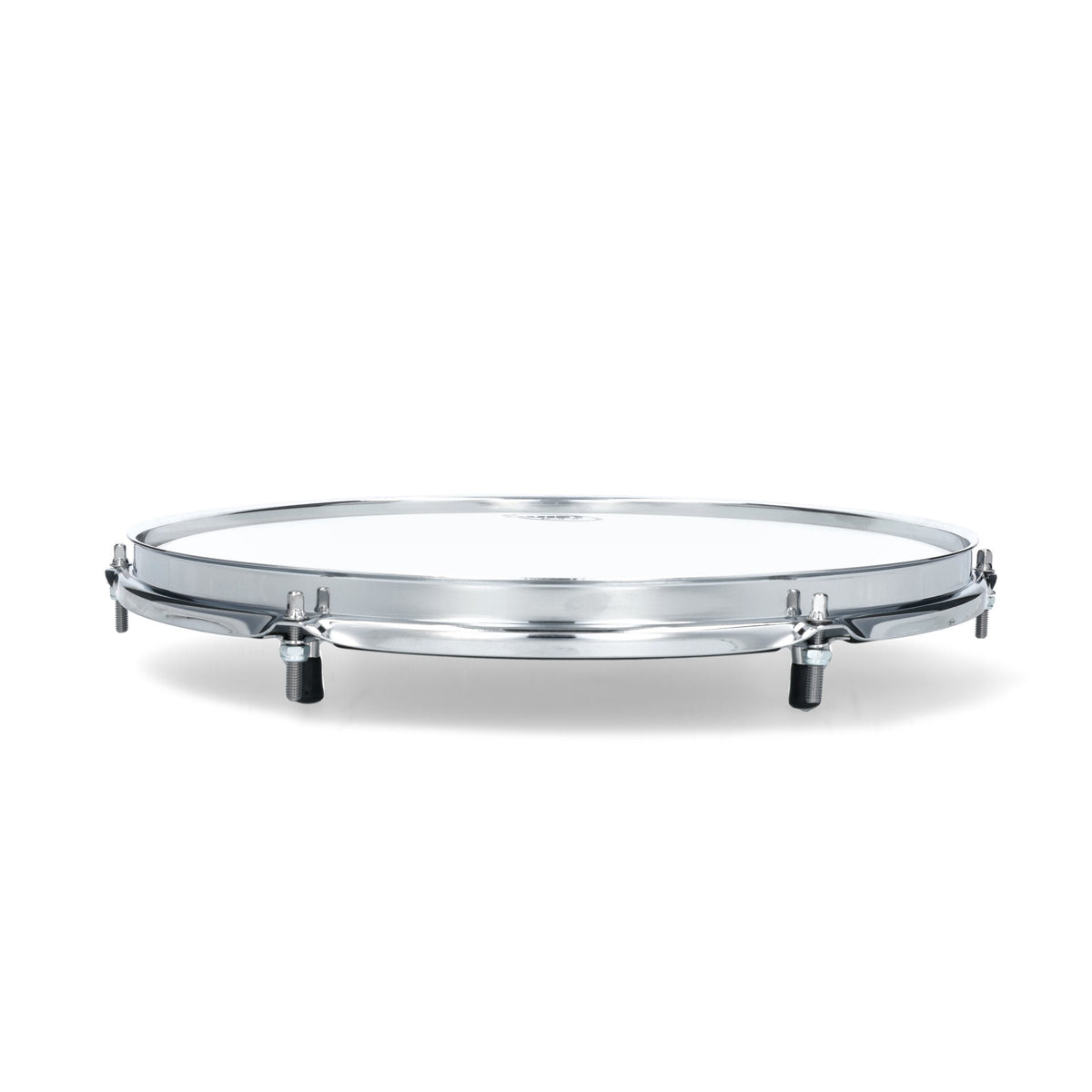 Sabian QT14SDCL 14-inch Classic Snare Drum Mute shown on a drum hardware setup for quiet practice.